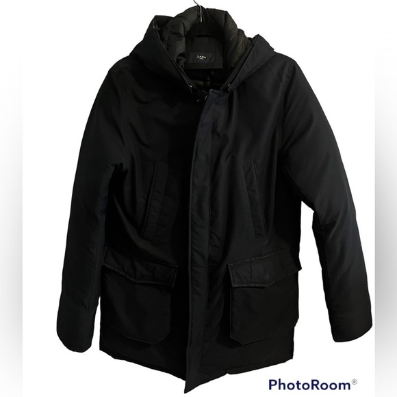 ZAPA Paris Black Winter Puffer Jacket - Picture 1 of 9